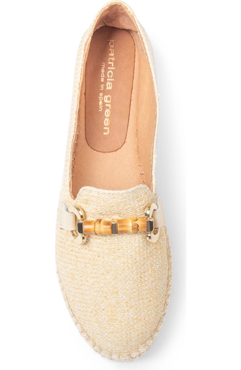 patricia green Avery Platform Loafer, Alternate, color, Beige Raffia