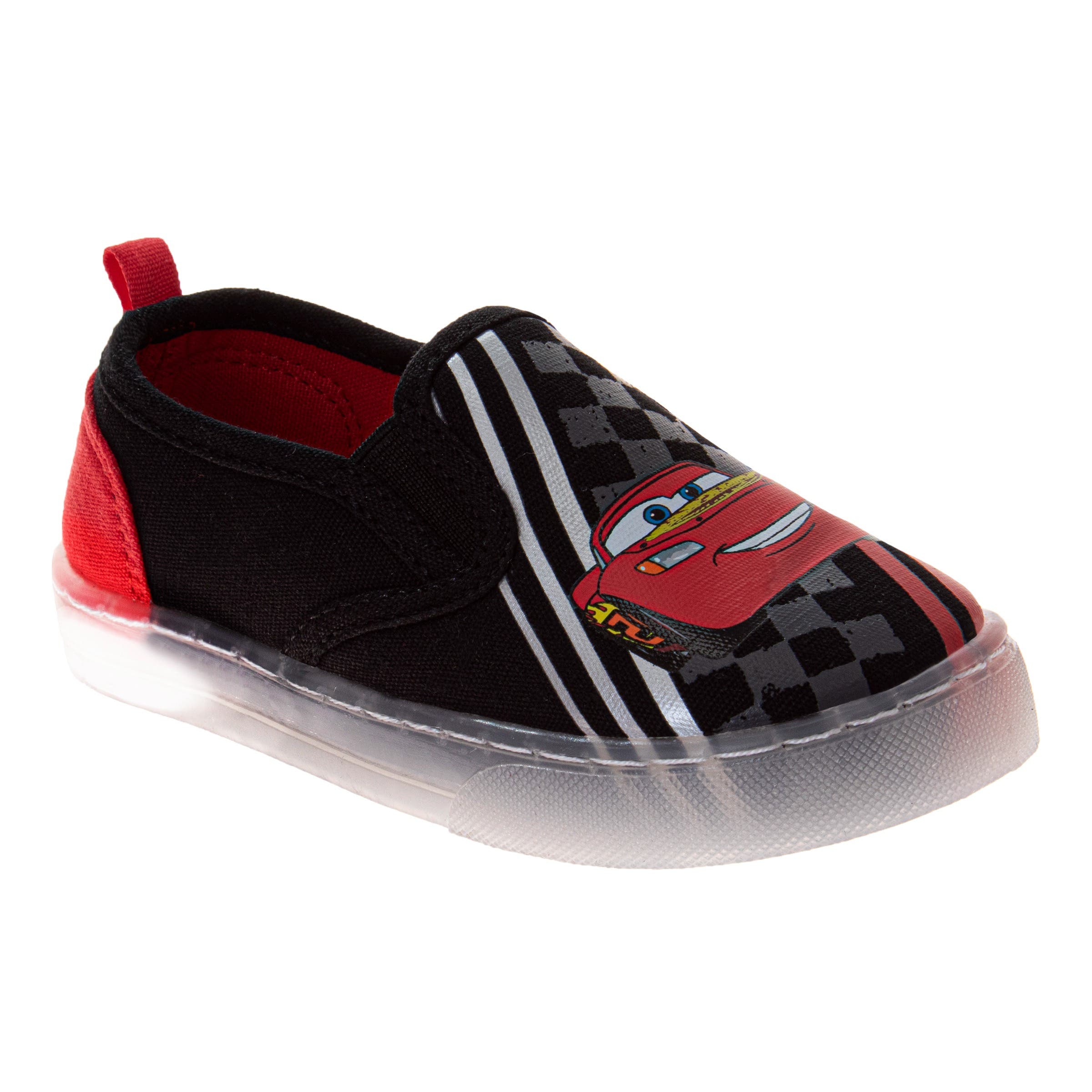 Disney Cars Canvas Sneakers, Main, color, Black Red