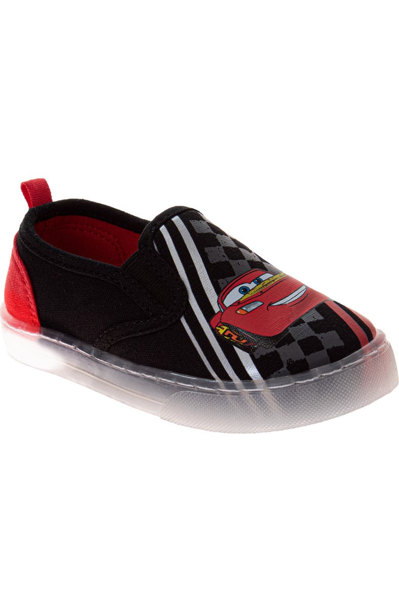 Disney Cars Canvas Sneakers, Main, color, Black Red