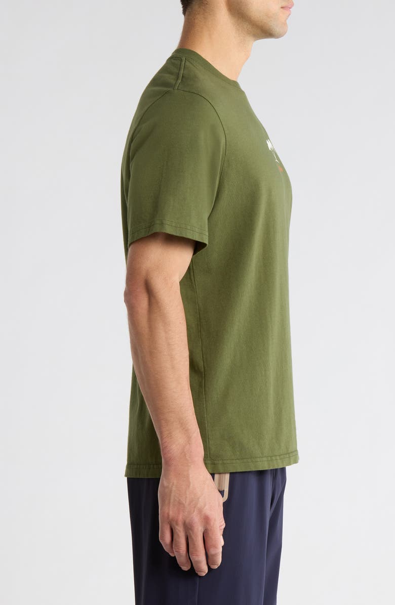 Malbon Golf Torrey Pines Bermuda 858 Graphic T-Shirt, Alternate, color, Moss