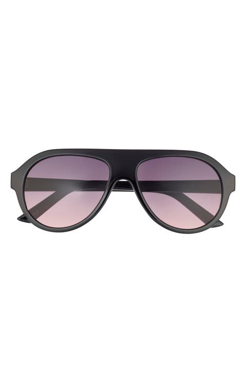 Lyla 56mm Gradient Aviator Sunglasses