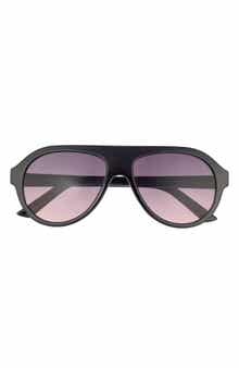 Lyla 56mm Gradient Aviator Sunglasses