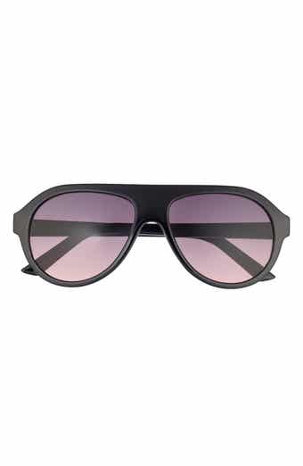 Lyla 56mm Gradient Aviator Sunglasses