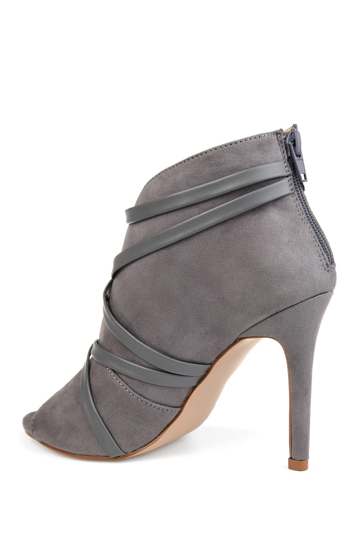 Journee Collection JOURNEE Samara Strappy Bootie, Alternate, color, Grey