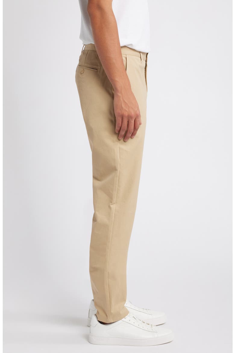 Washed Stretch Cotton Chinos, Alternate, color, CORNSTALK