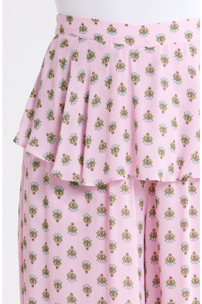 Graciela Crocus Scarf Print Balloon Pants, Alternate, color, CROCUS FOULARD