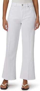 PAIGE Leenah High Waist Ankle Wide Leg Jeans