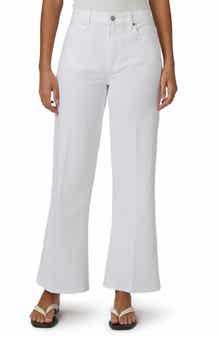 PAIGE Leenah High Waist Ankle Wide Leg Jeans