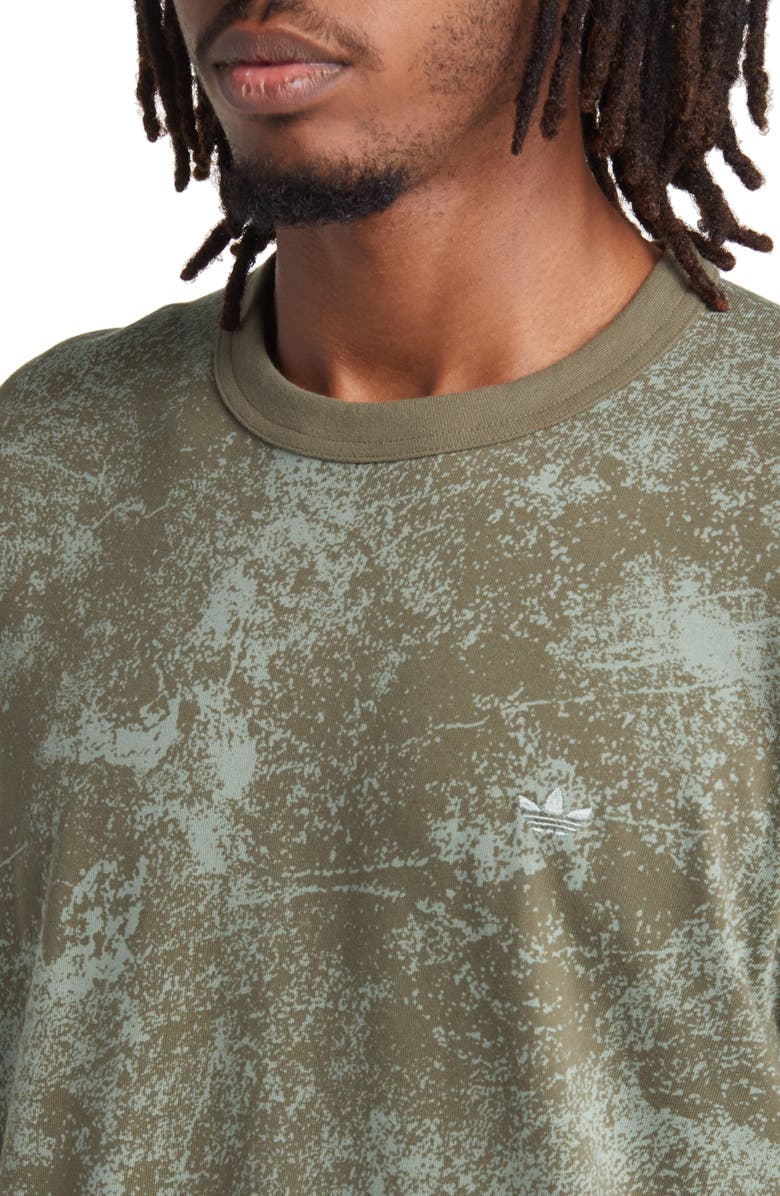 adidas Originals Camo Print Cotton T-Shirt, Alternate, color, 