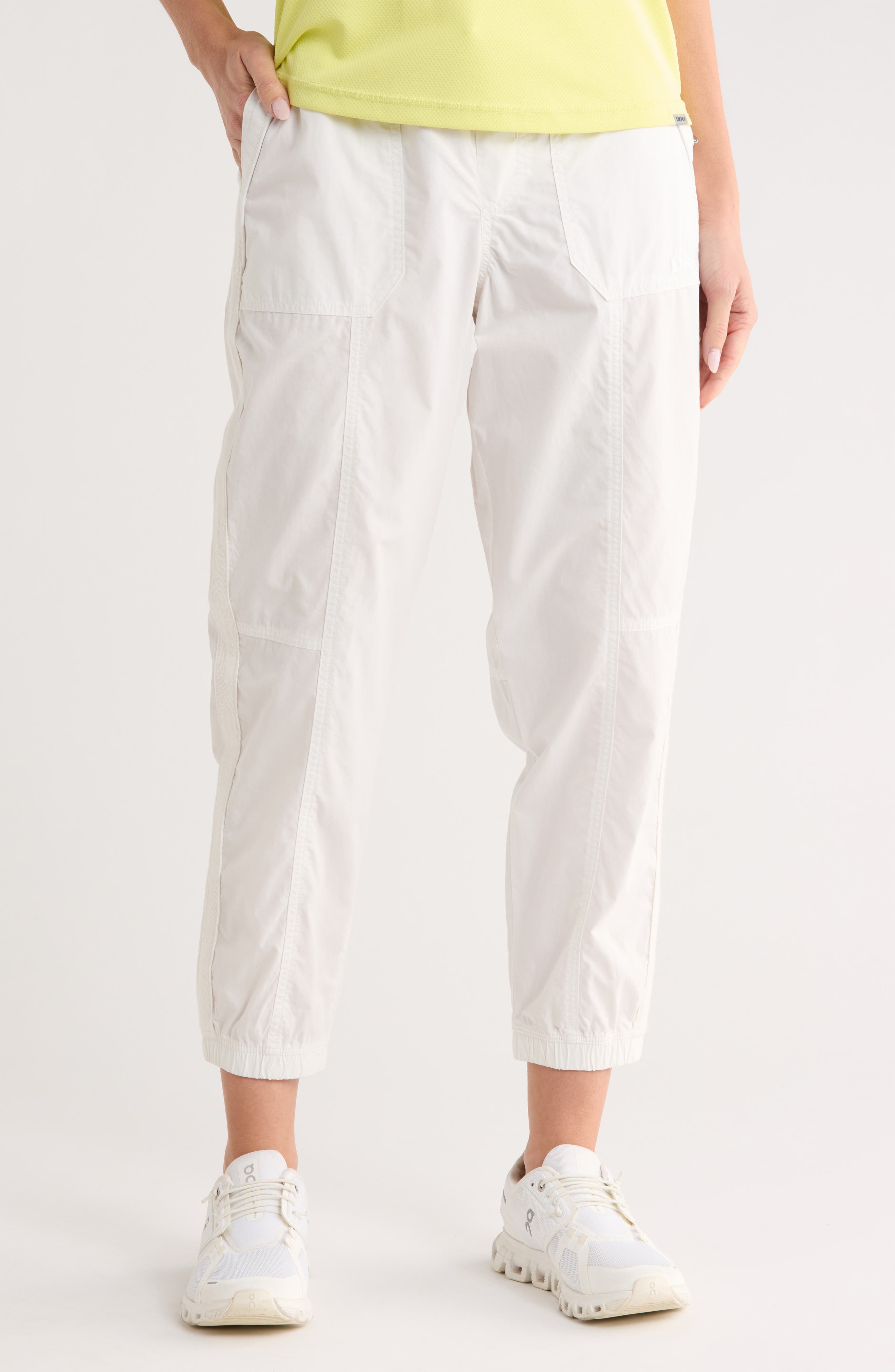 Drawcord Waist Cotton Cargo Joggers - image 5