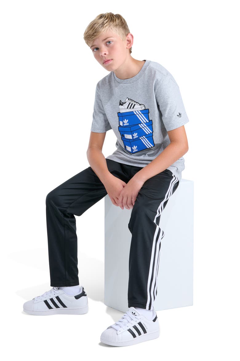 Kids' Shoebox Graphic T-Shirt, Alternate, color, GREY HEATHER
