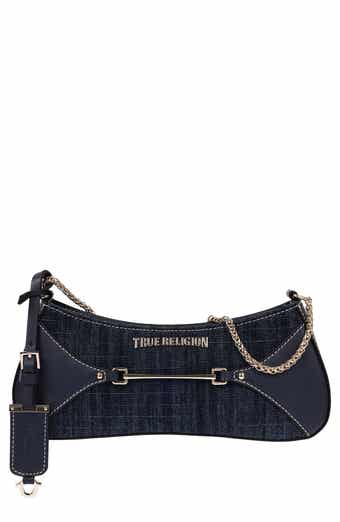 Zip Top Denim Baguette