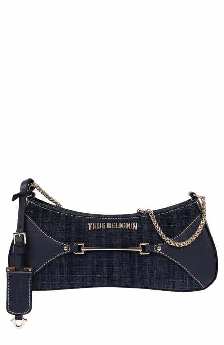 Zip Top Denim Baguette