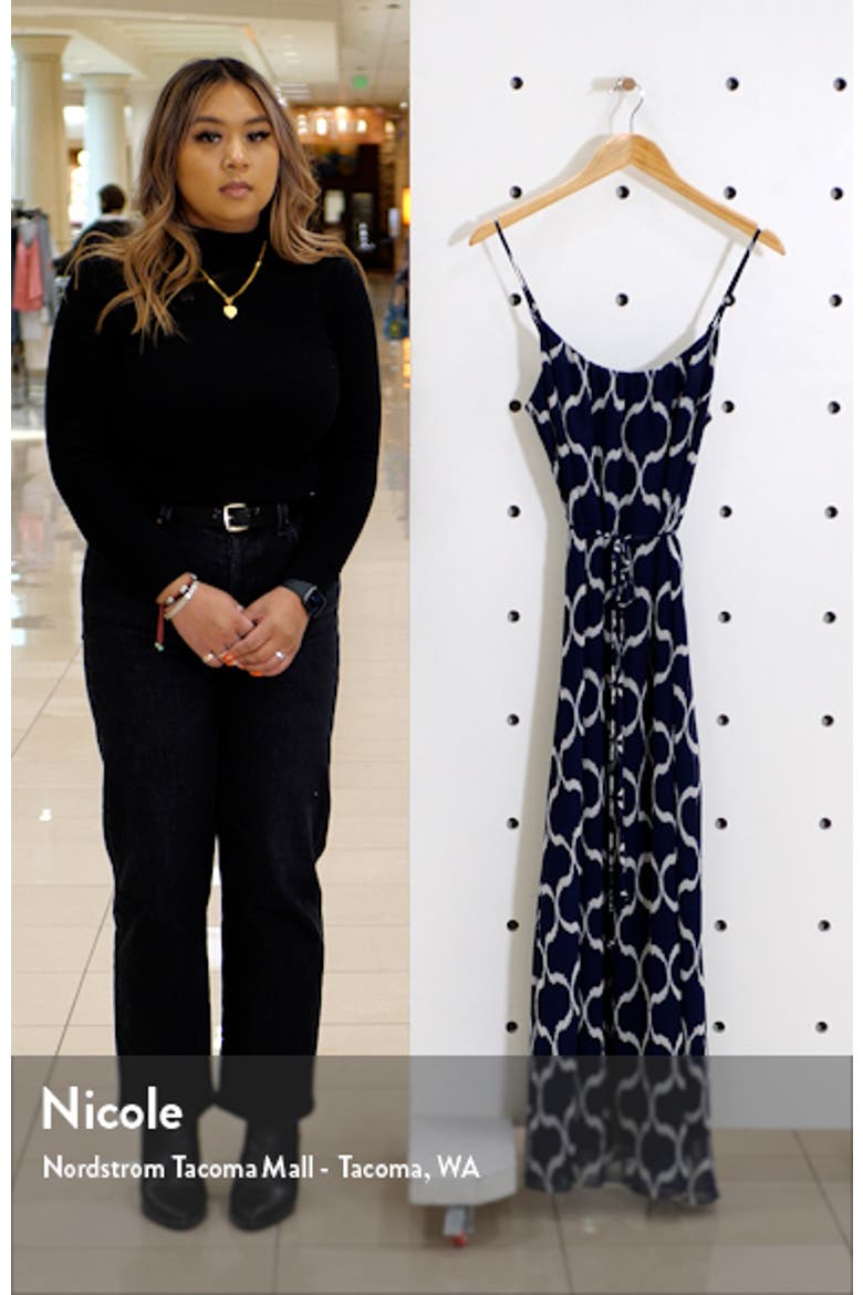 Ikat Sleeveless Maxi Dress video