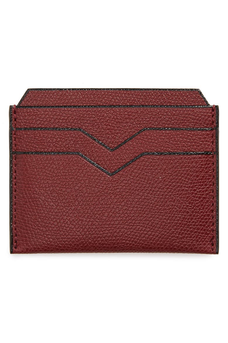 Leather Card Case, Alternate, color, MARASCA