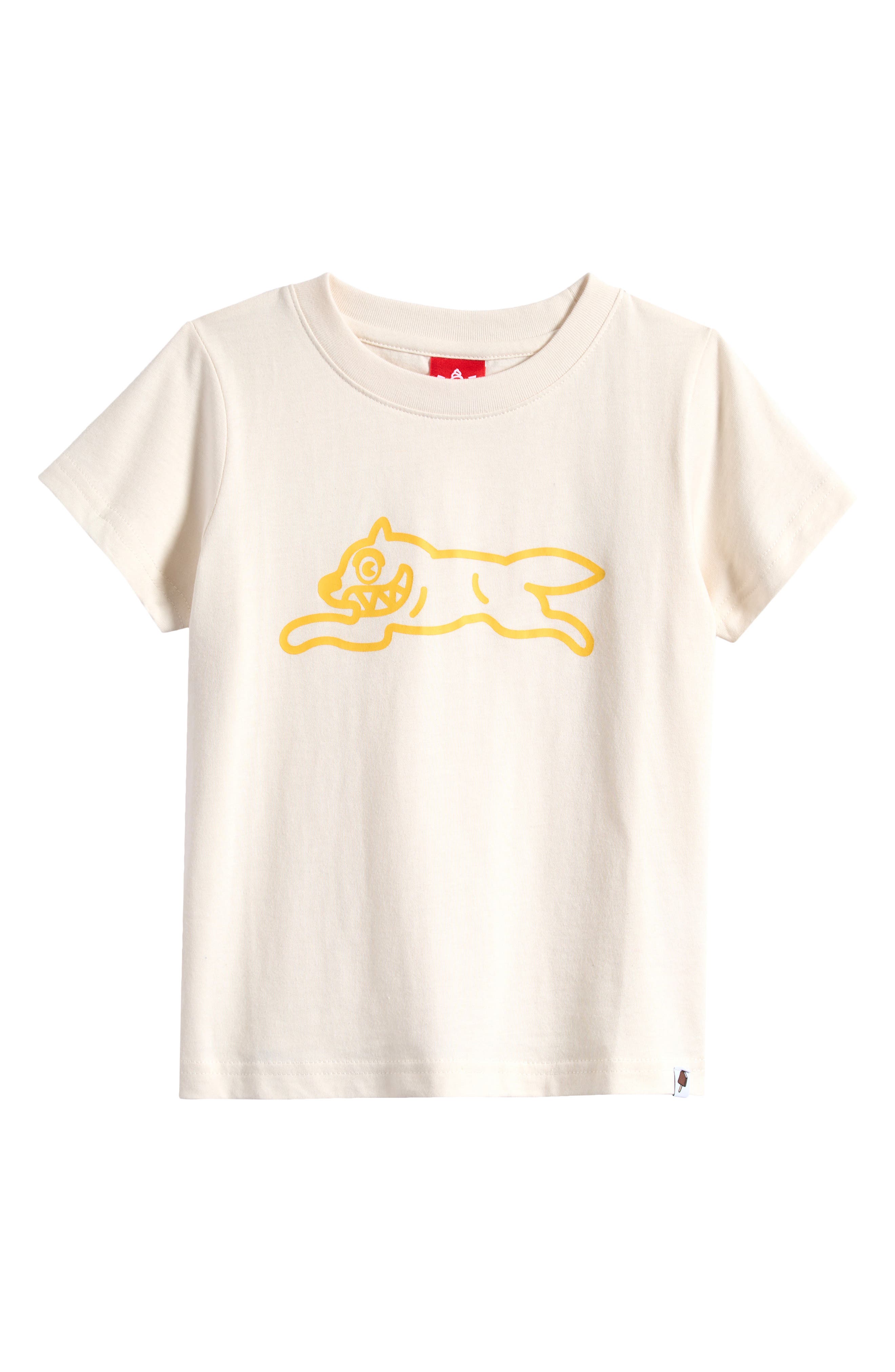 Kids' Running Dog Cotton Graphic T-Shirt