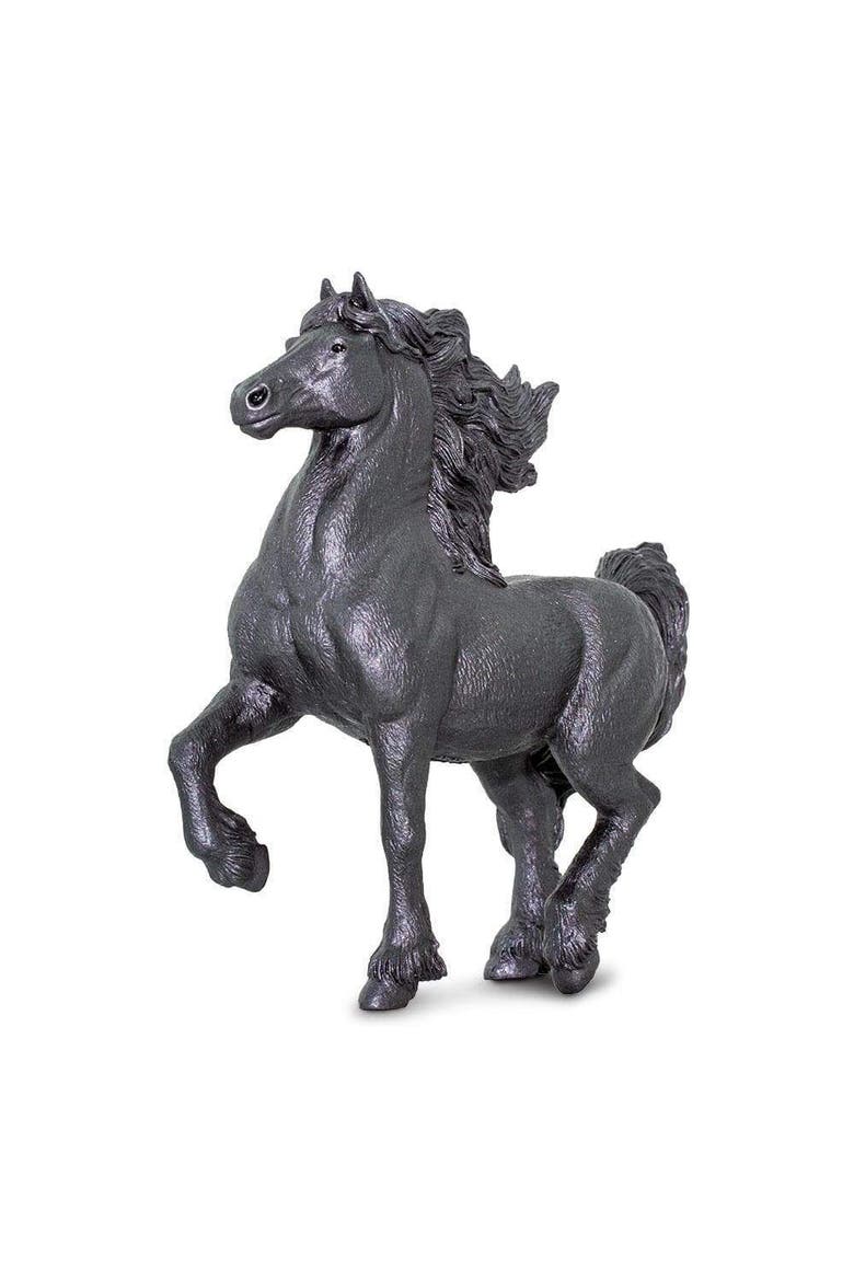 Friesian Mare Horse Toy, Alternate, color, None