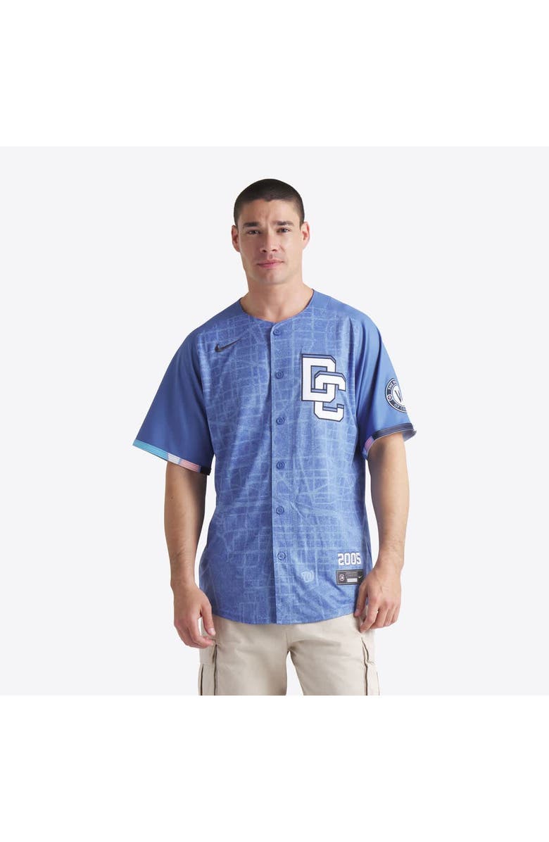 Nike Men's Nike Blue Washington Nationals 2025 City Connect Limited Jersey, Main, color, Blue