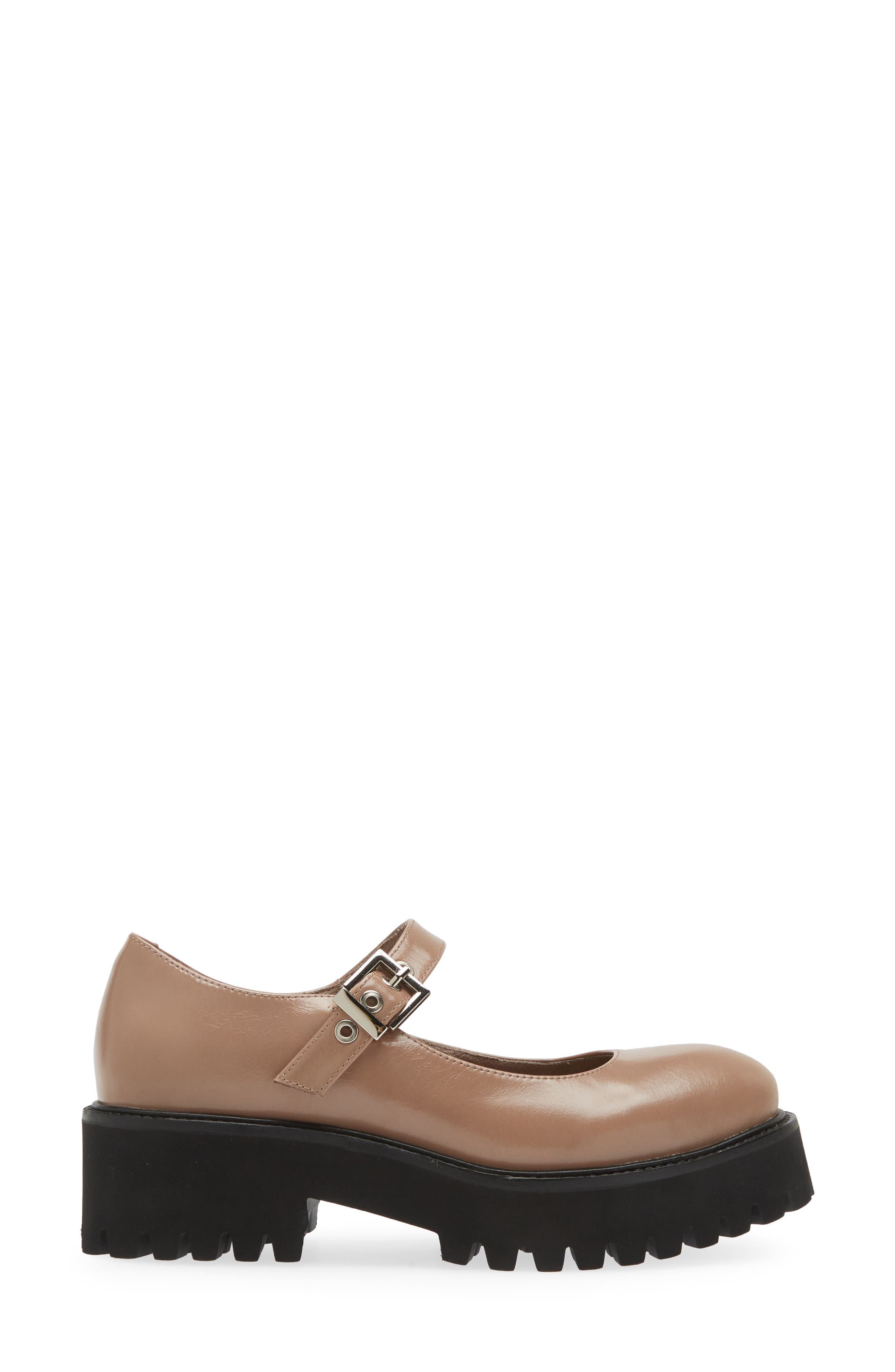 Mary Jane Platform Pump, Alternate, color, BEIGE BOX