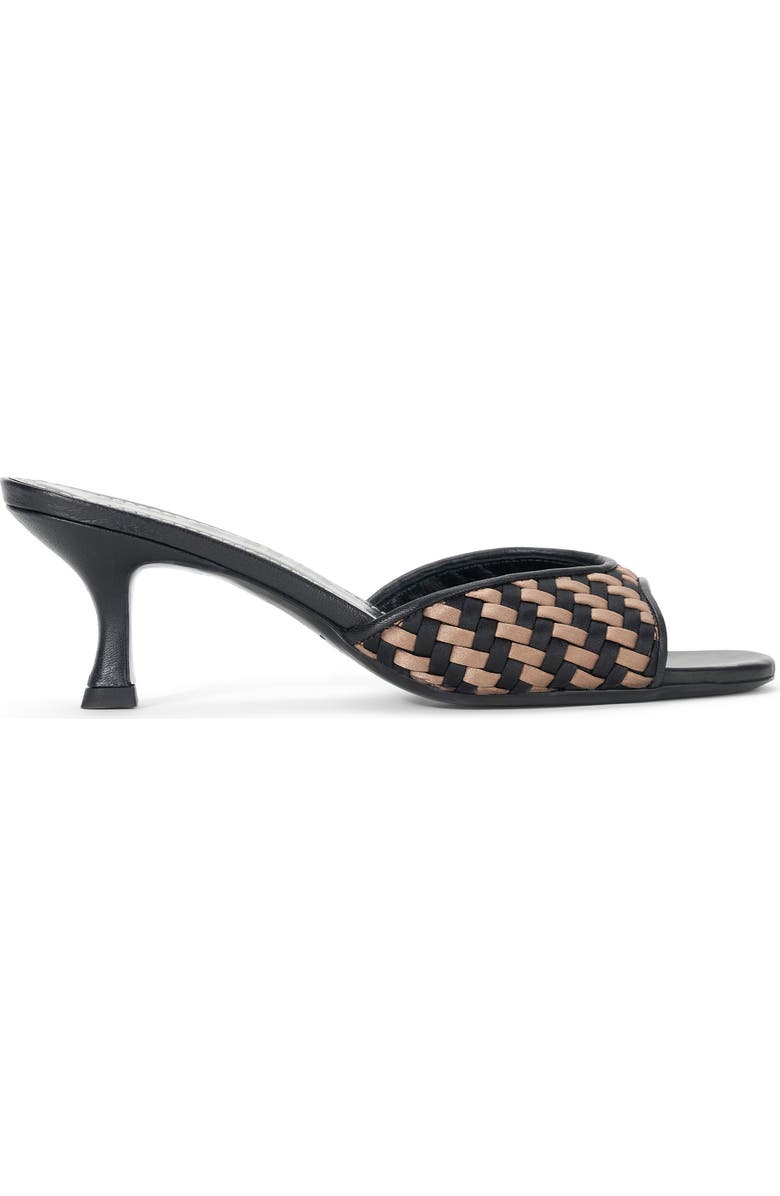 STAUD Brigitte Slide Sandal, Alternate, color, Black Woven