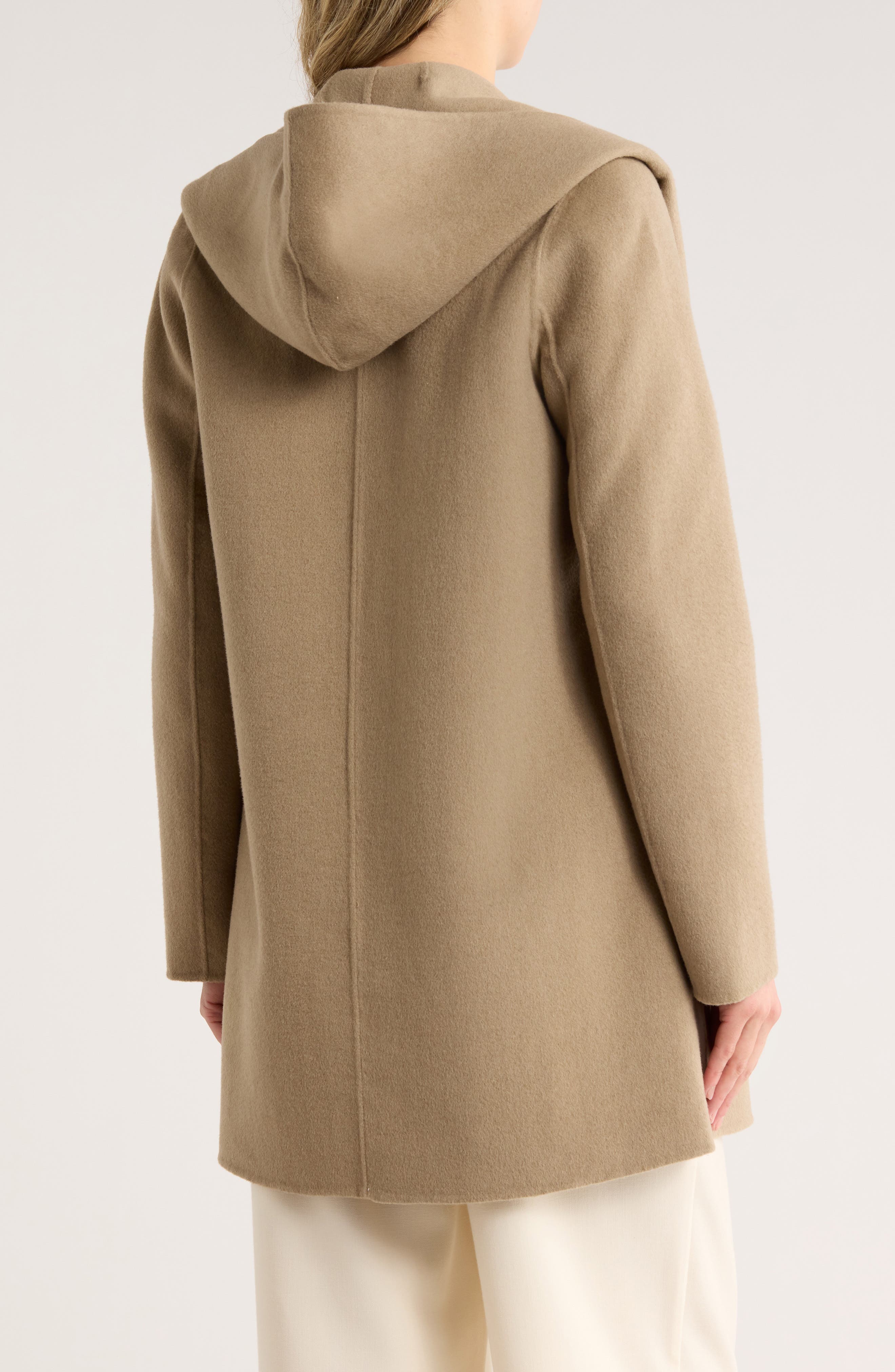 Hooded Wool Blend Coat - image 2