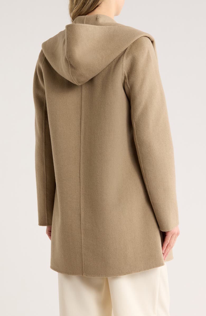 Vince Hooded Wool Blend Coat, Alternate, color, Moon Moss
