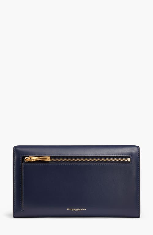 Donna Karan New York Malverne Wristlet In Blue