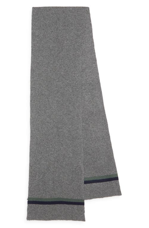 Robert Barakett Tipped Wool And Cashmere Scarf In Black
