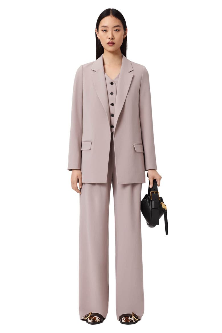 Aleida Long Blazer, Alternate, color, LILAC PURPLE