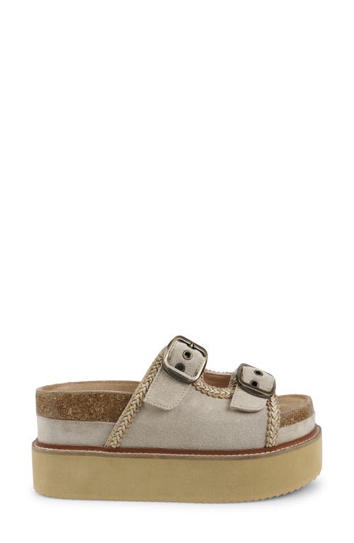 Zigi Platform Sandal In Gray