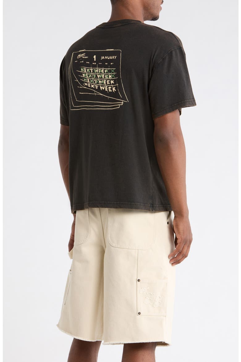 Nothing Changes Cotton Graphic T-Shirt, Alternate, color, BLACK