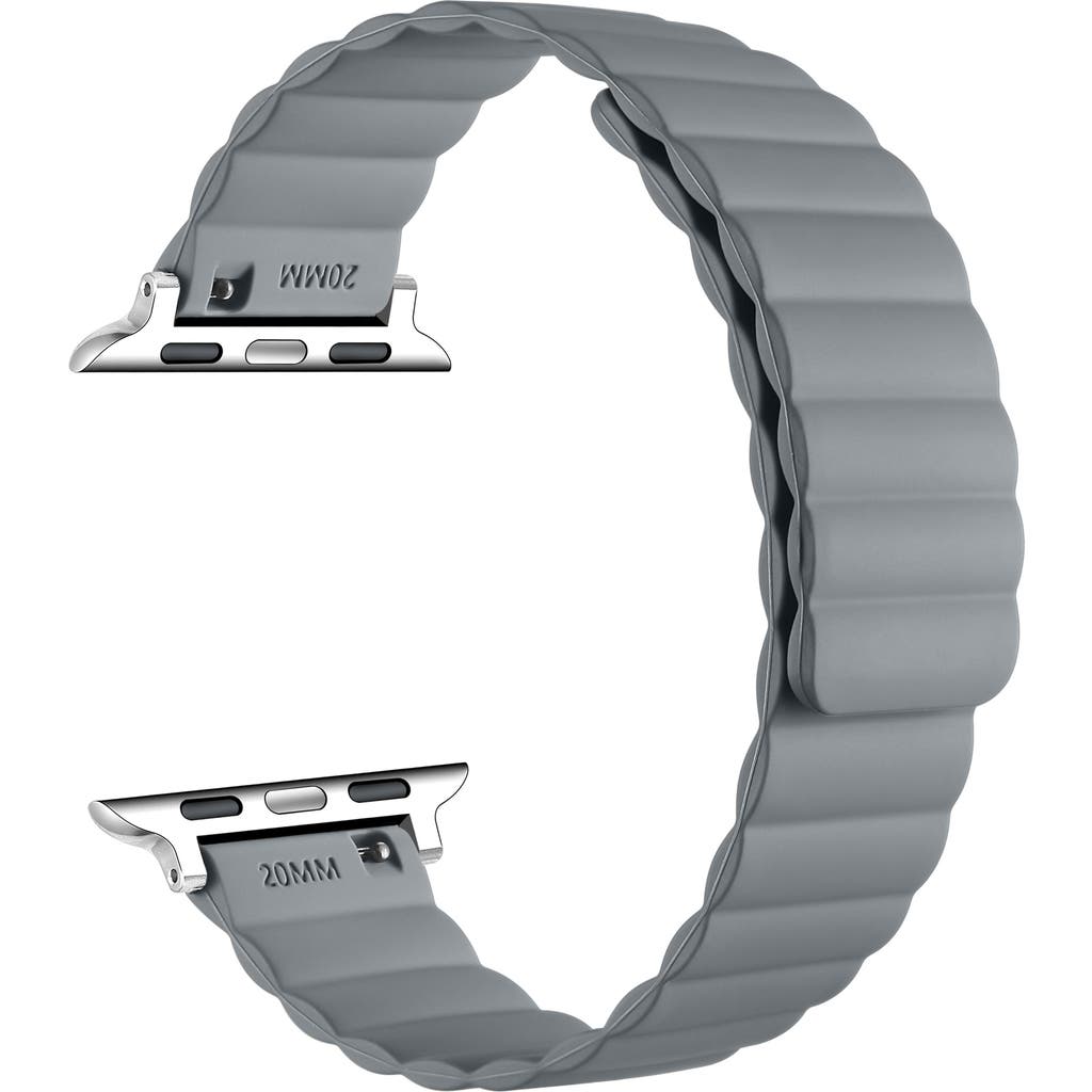 Posh Tech Silicone Apple Watch® Watchband In Gray