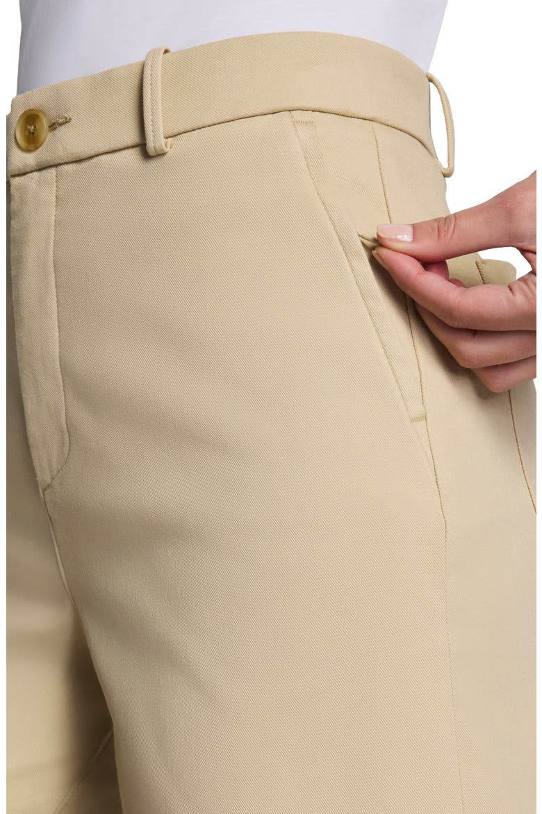 SPANXsupersmooth™ High Waist Stretch Twill Shorts, Alternate, color, SANDBAR