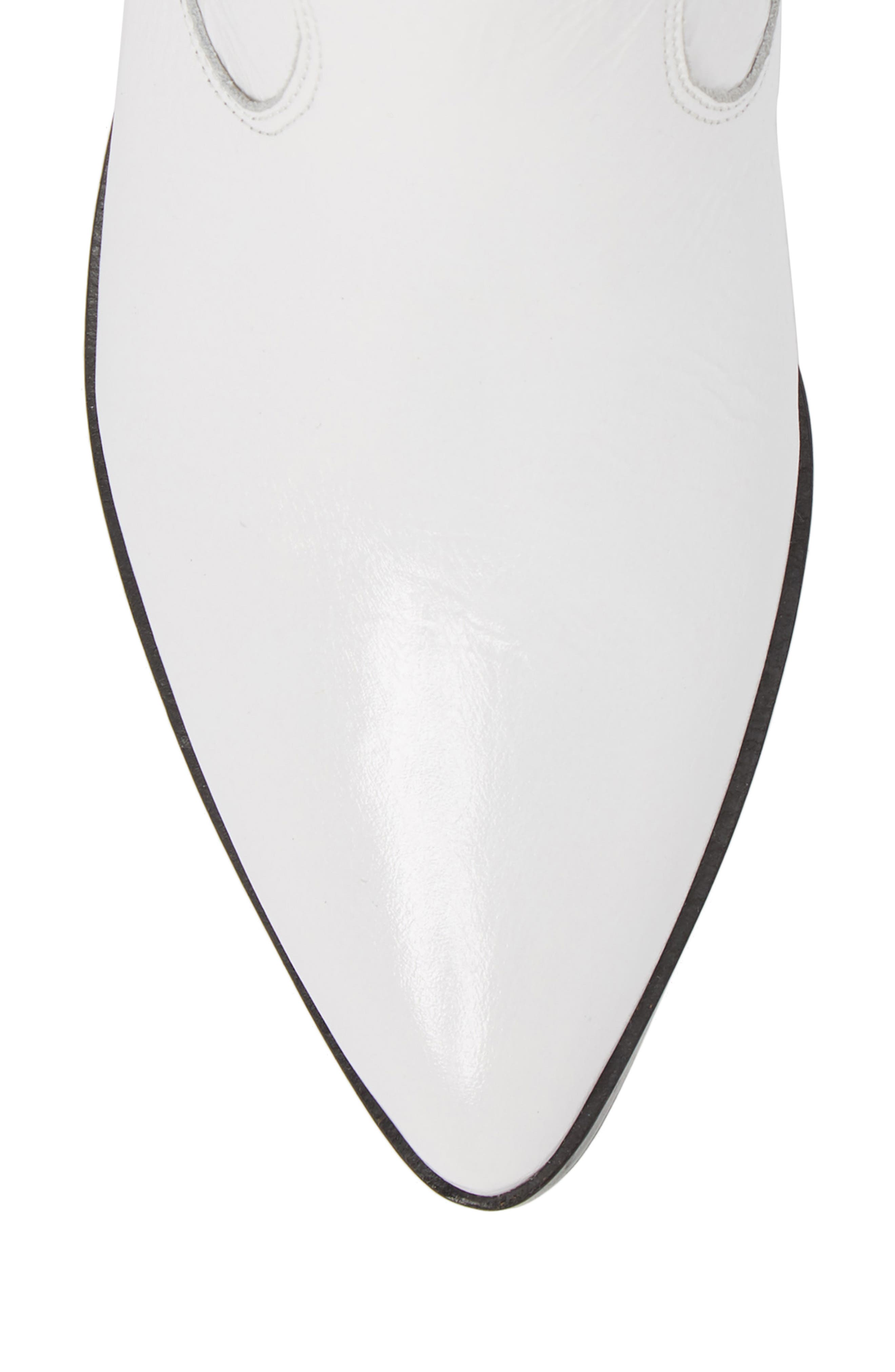 Kaiegan Bootie, Alternate, color, WHITE LEATHER
