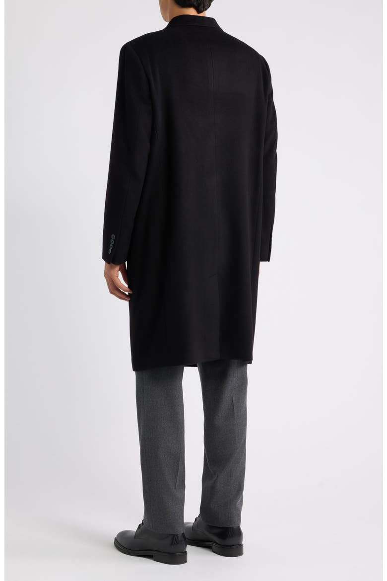 Italian Cashmere Overcoat, Alternate, color, BLACK