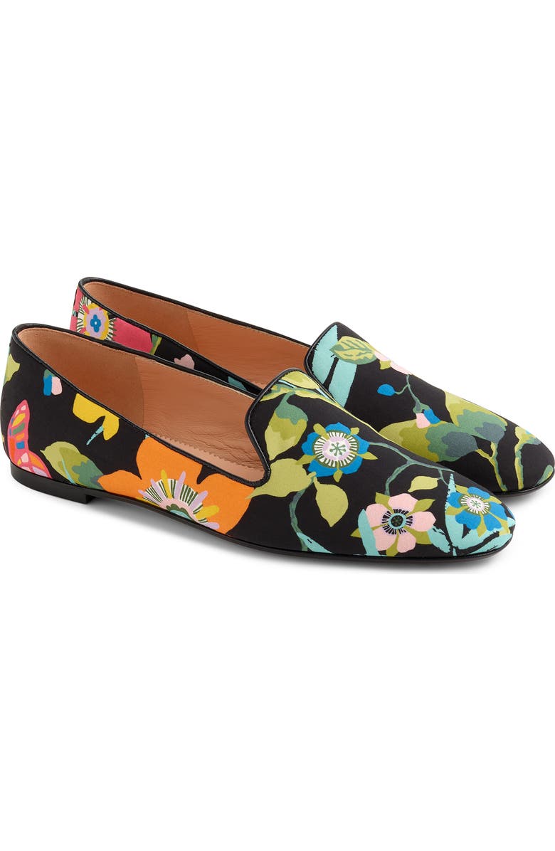 J.Crew Liberty<sup>®</sup> Floral Smoking Slipper, Main, color,