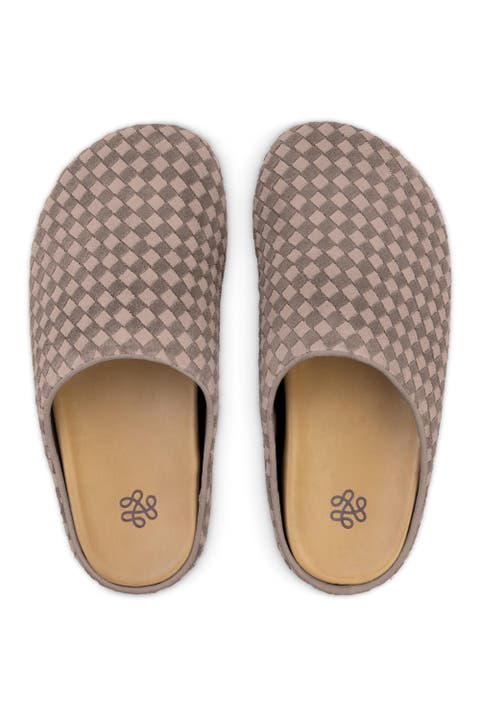 Bolinas Leather Woven Clog