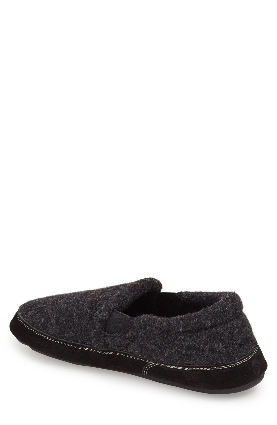 Fave Slipper, Alternate, color, BLACK TWEE