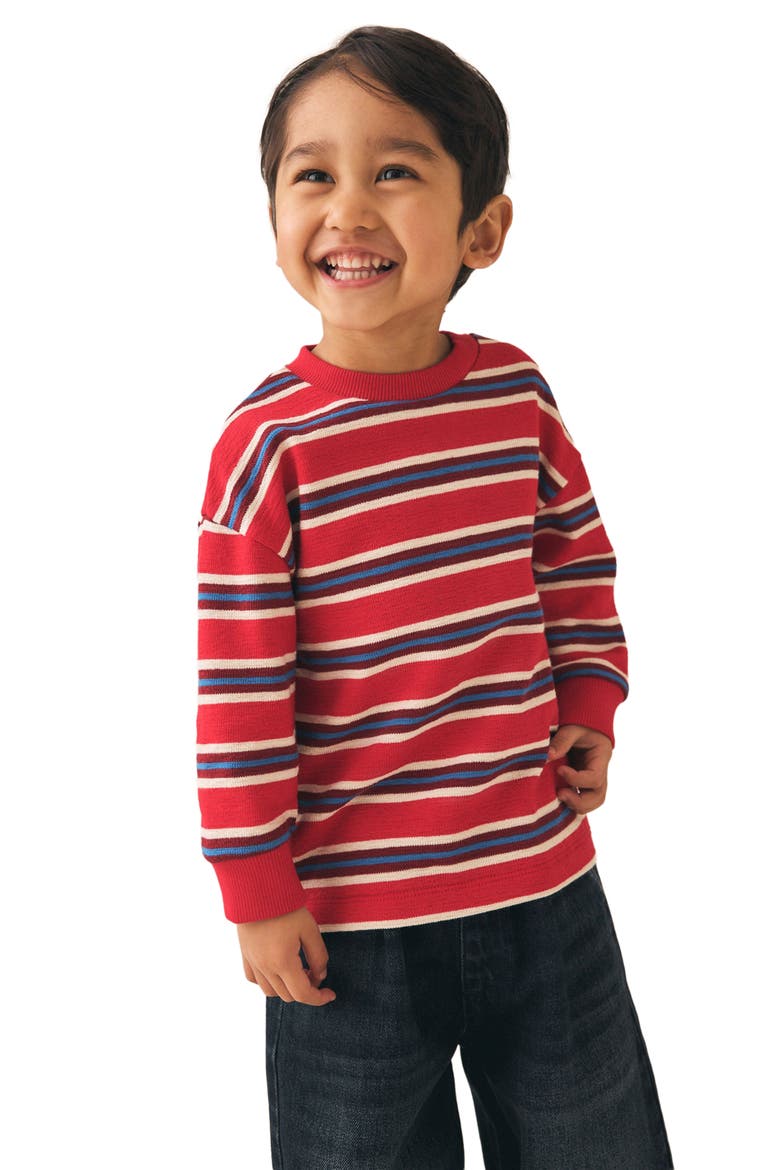 Kids' Stripe T-Shirt, Alternate, color, MULTI
