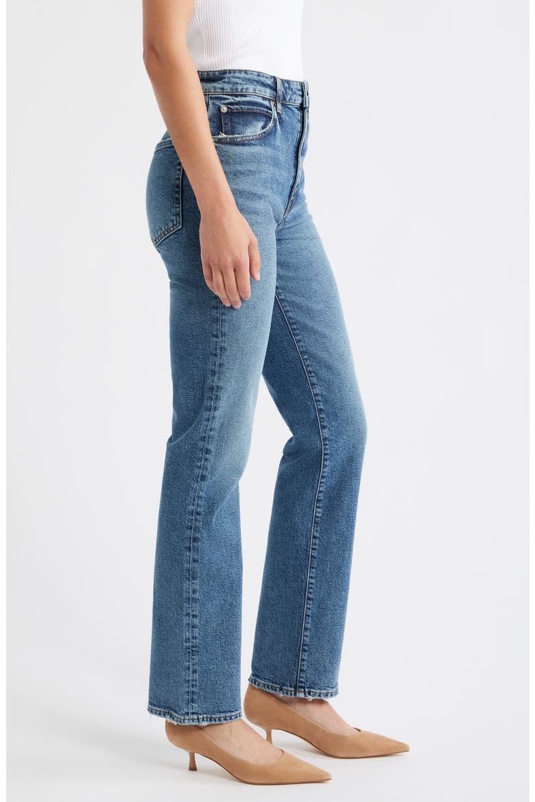 The Ruler High Waist Straight Leg Jeans, Alternate, color, HALO