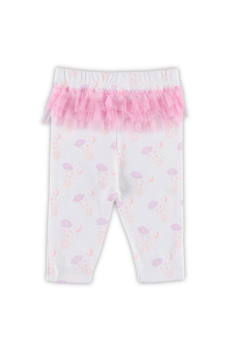 Outerstuff Girls Newborn & Infant White Los Angeles Rams Spreading Love Bodysuit and Tutu Leggings Set, Alternate, color, 