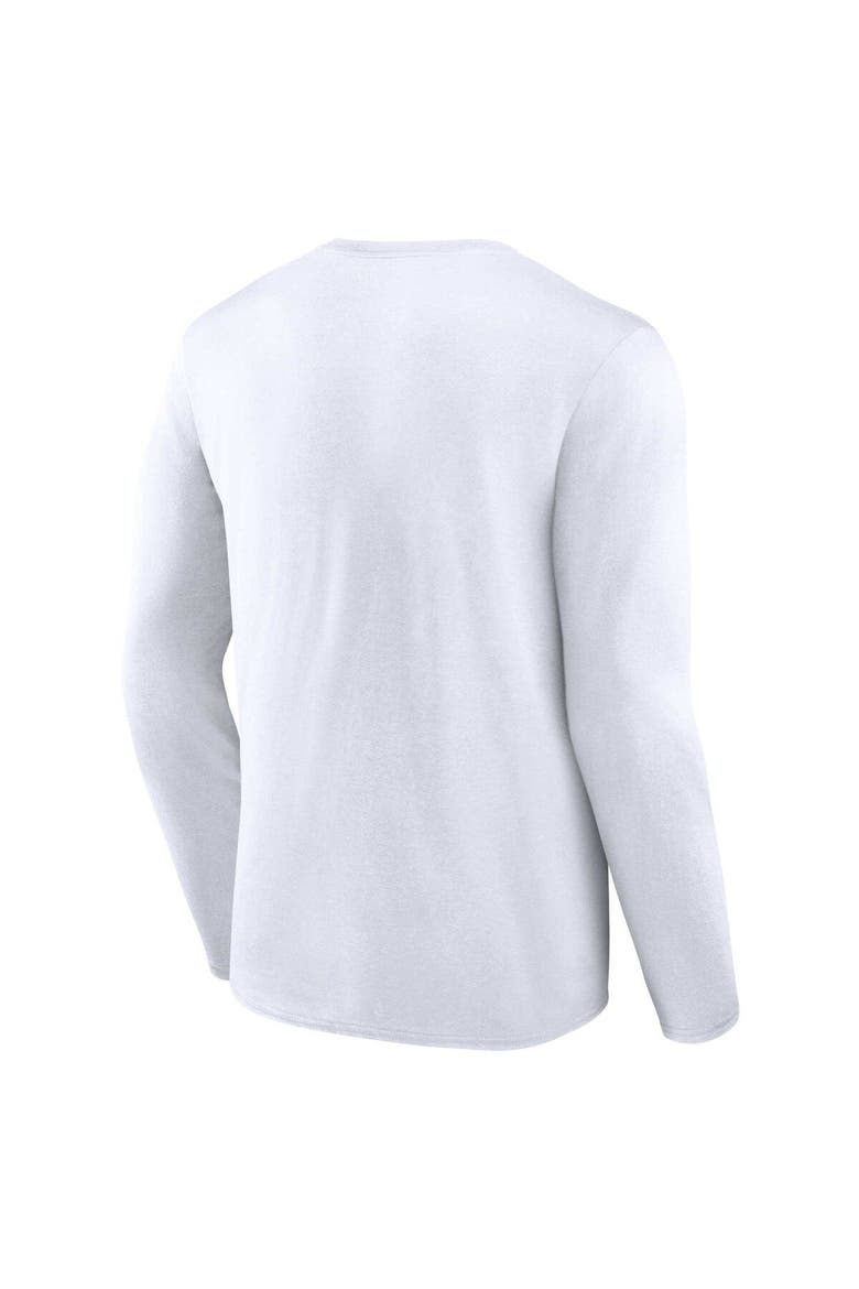 Men's Fanatics Branded White Chicago White Sox Pressbox Long Sleeve T-Shirt, Alternate, color, White