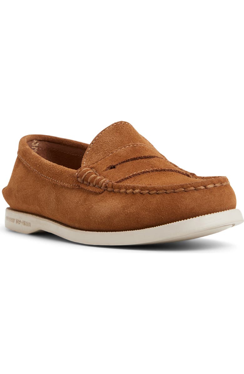 Sperry Seaport Penny Loafer, Main, color, Tan