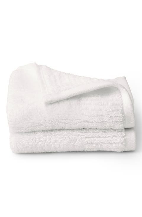 Set of 2 Ultraplush Organic Cotton Washcloths