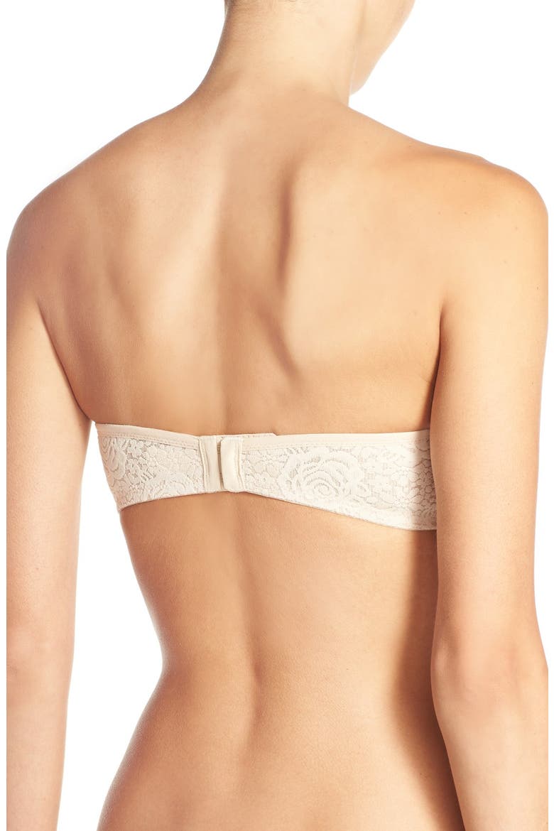 Halo Lace Underwire Strapless Bra, Alternate, color, NATURALLY NUDE