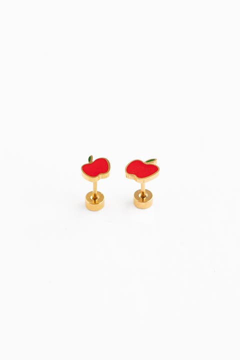 Apple Stud Earrings
