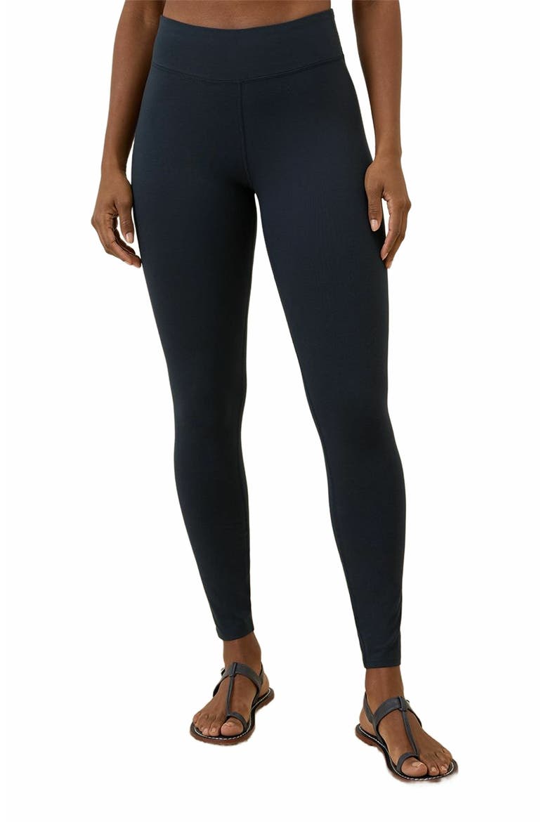 Organic Cotton On the Go-To Legging, Alternate, color, Midnight Blue