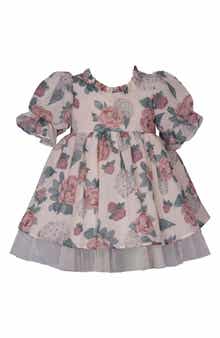 Floral Chiffon Party Dress