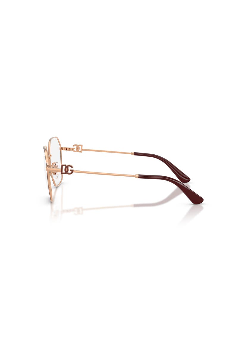 Dolce&Gabbana 56mm Phantos optical glasses, Alternate, color, Copper