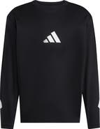 adidas Z.N.E. Oversize Long Sleeve Cotton Graphic T-Shirt